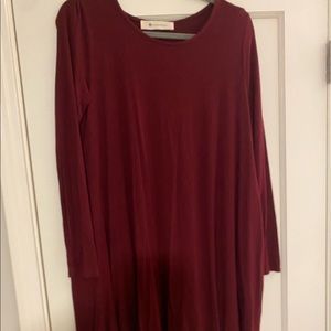 Maroon dress